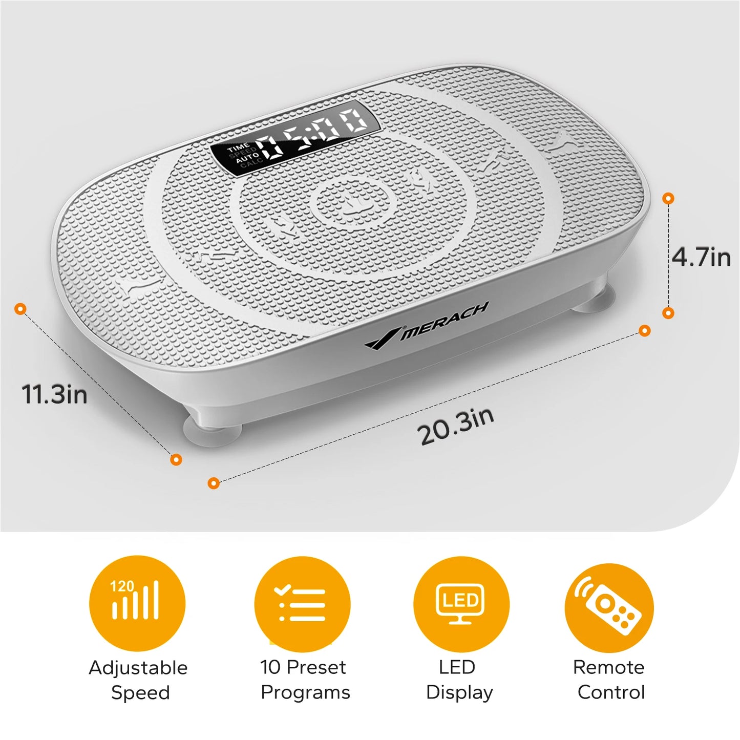 MERACH Vibration Plate CV30 Whole Body Workout Platform