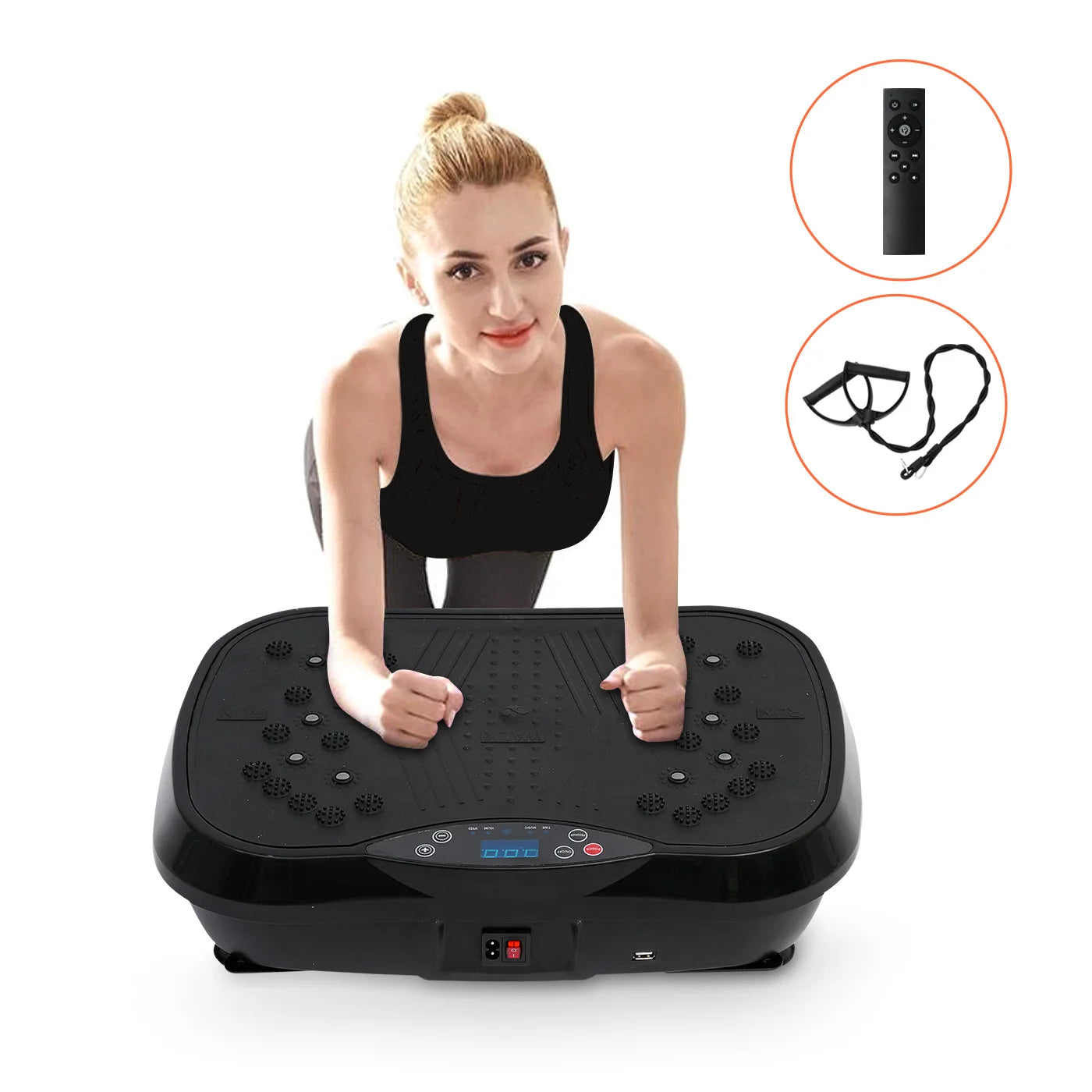 Vibration Plate Exercise Machine For Home Fitness Fat Burning Workout