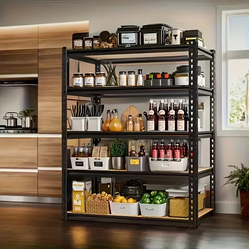 72 Inch Heavy-duty Metal Storage Rack, With A Load-bearing Capacity Of 2000 Pounds Per Layer, Adjustable Height