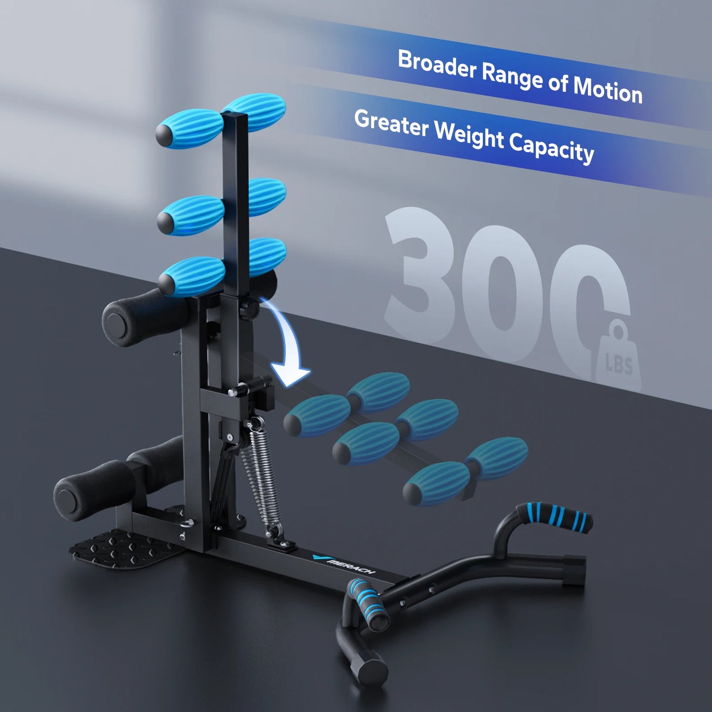Merach Adjustable Deep Squat Machine Glutes Trainer For Core Legs