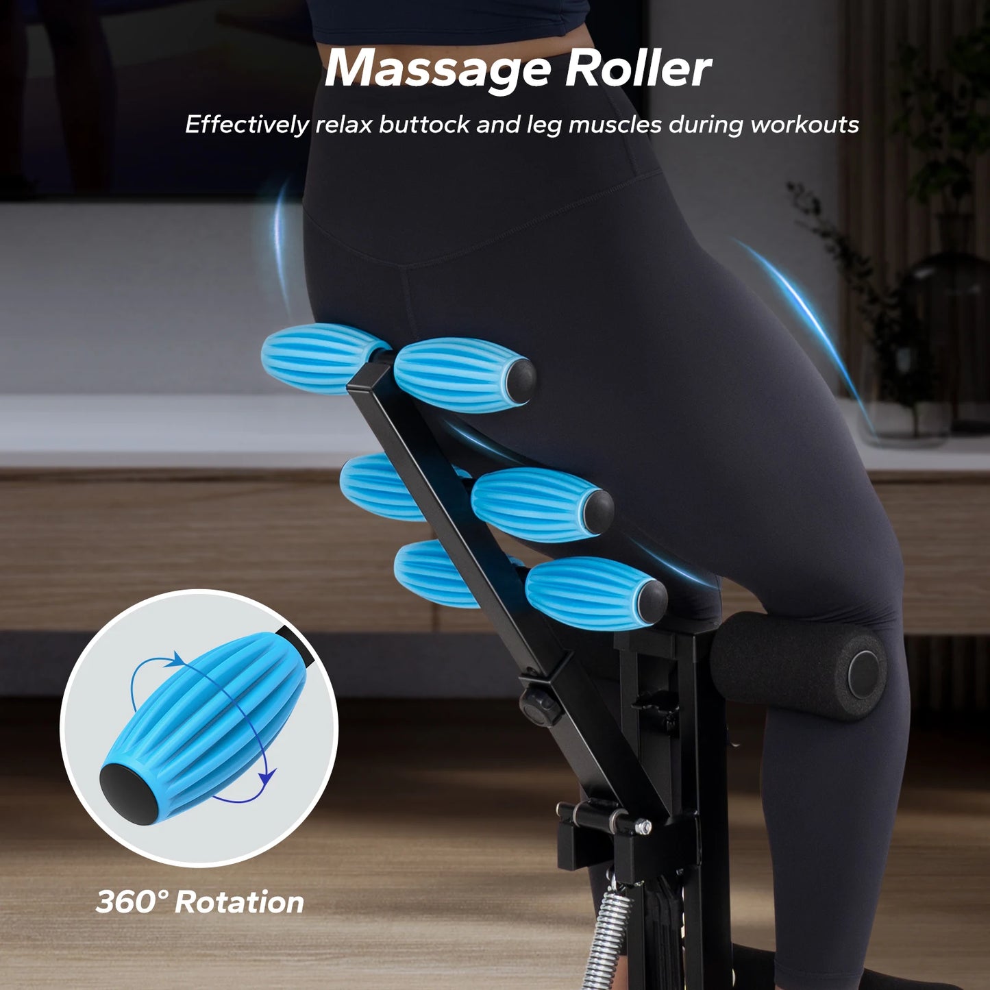 Merach Adjustable Deep Squat Machine Glutes Trainer For Core Legs