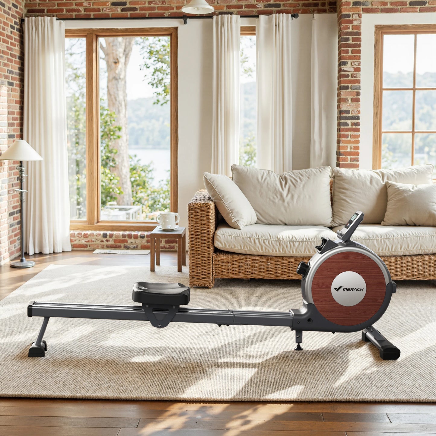 MERACH Magnetic Rowing Machine With 16 Levels Of Quiet Resistance