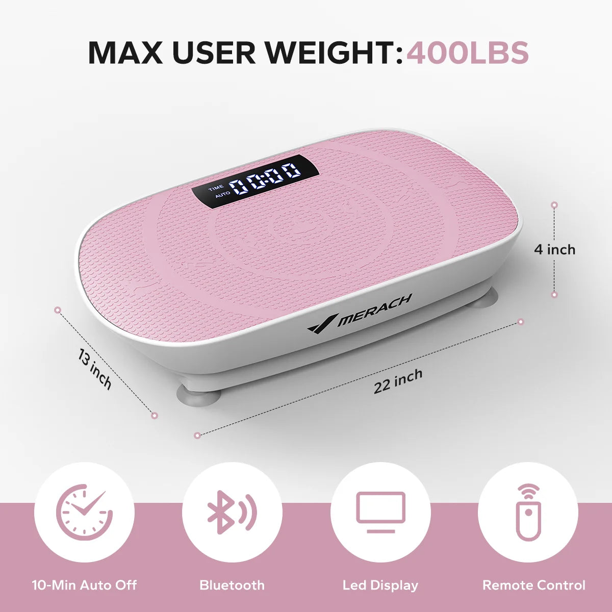 MERACH Vibration Plate CV30 Whole Body Workout Platform