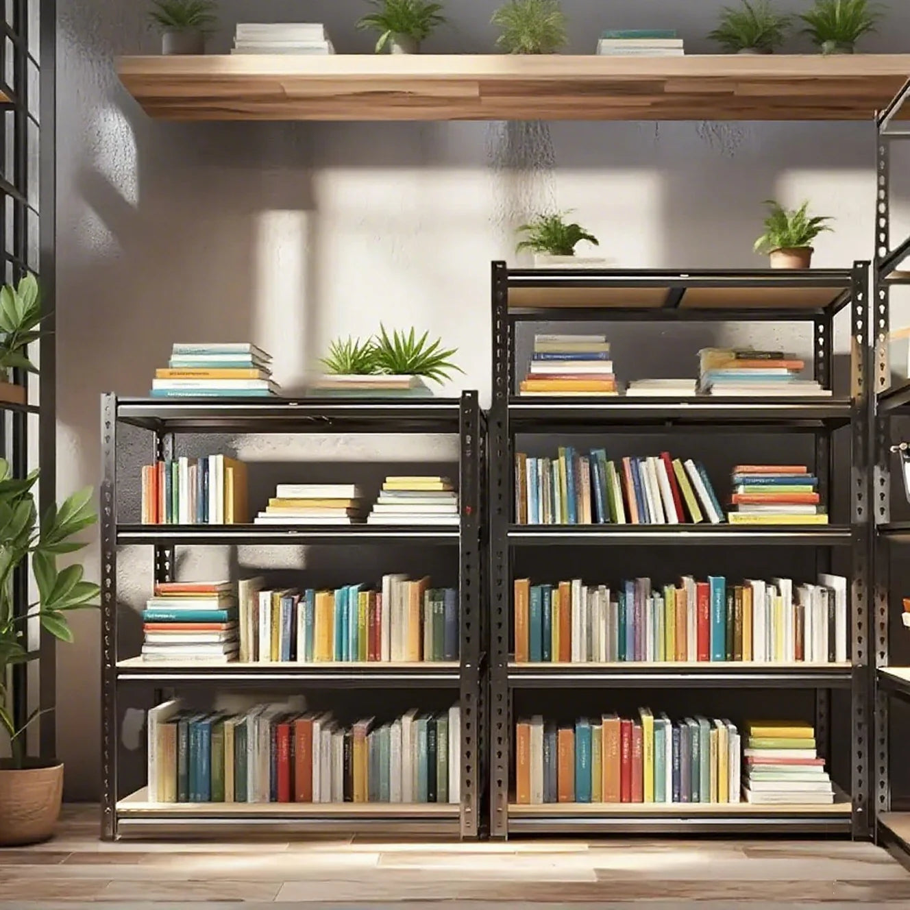 72 Inch Heavy-duty Metal Storage Rack, With A Load-bearing Capacity Of 2000 Pounds Per Layer, Adjustable Height