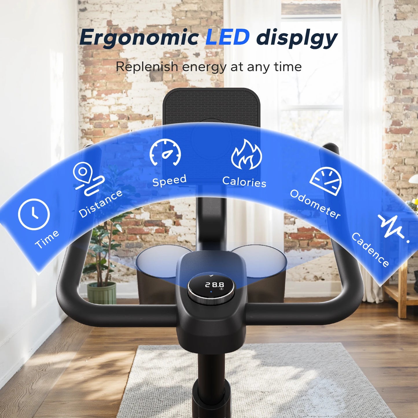 MERACH Magnetic Indoor Cycle Bike With Exclusive App Quiet Operation