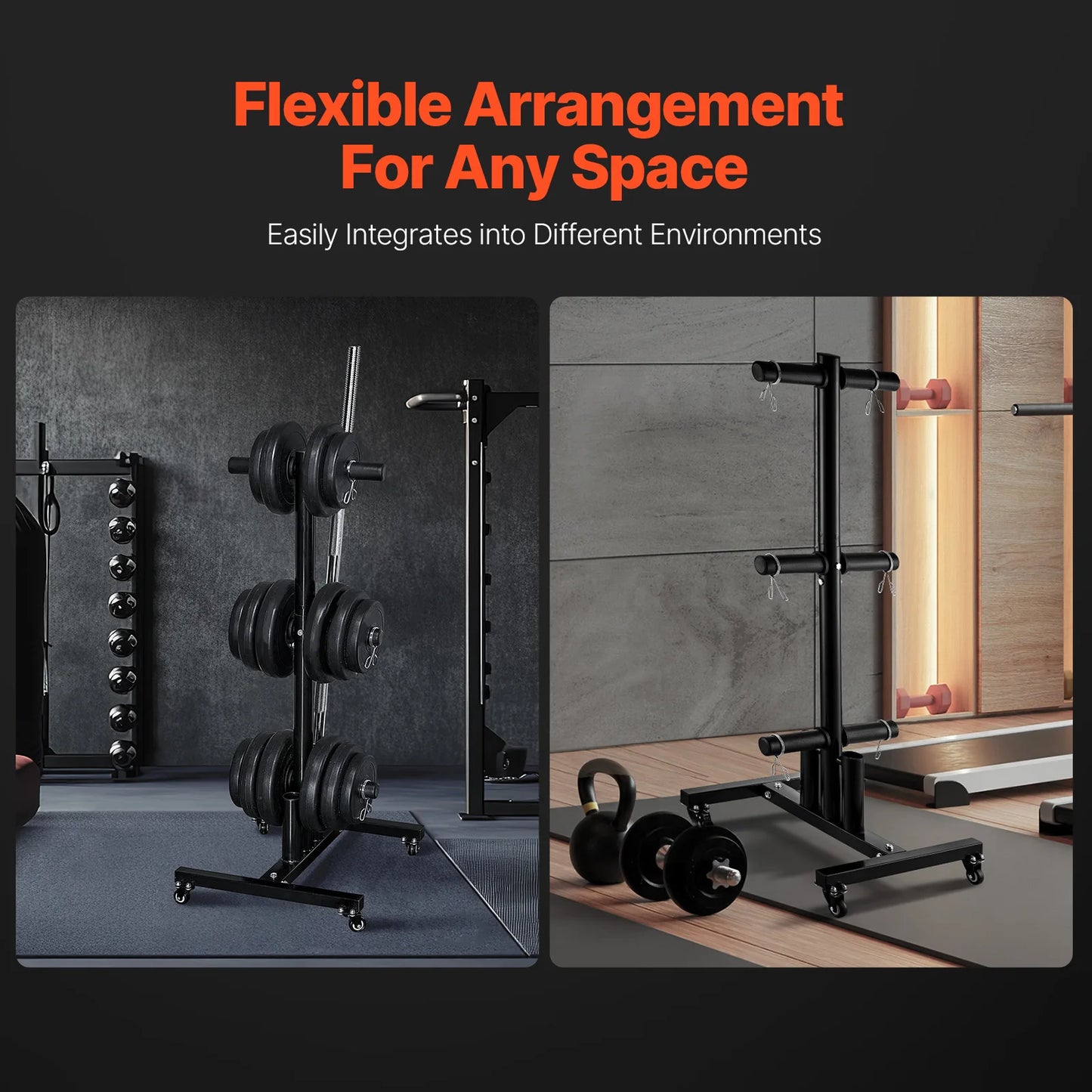 Weight Plate Rack With Wheels 1000 Lbs Capacity Home Gym
