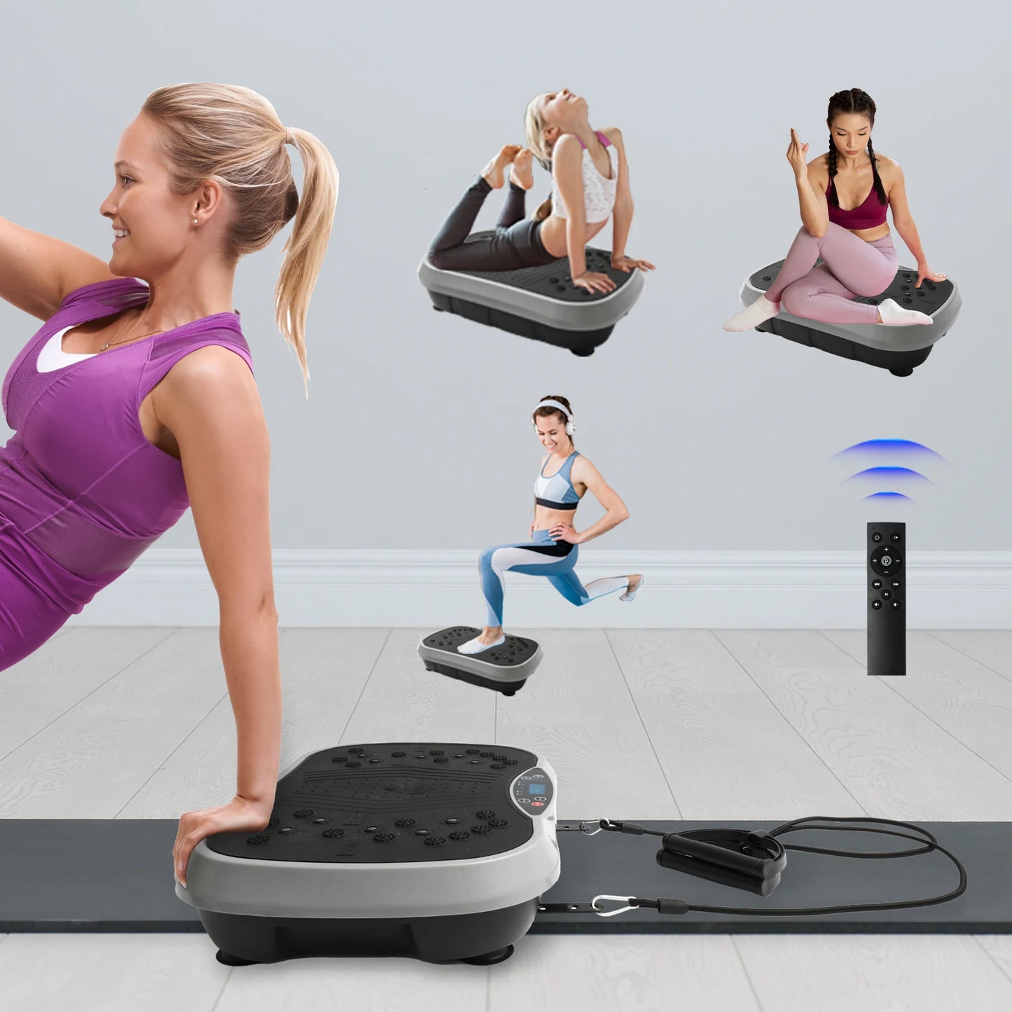 Vibration Plate Exercise Machine For Home Fitness Fat Burning Workout