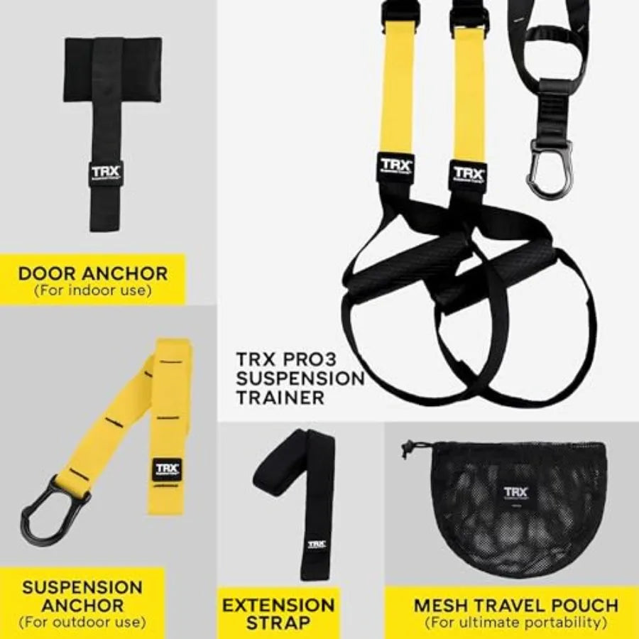 Home Gym System Suspension Trainer for Strength and Full Body Workouts
