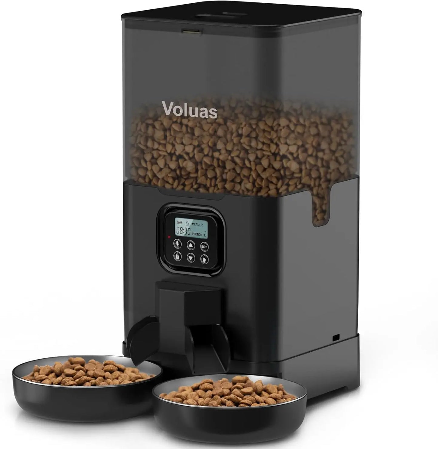 Automatic Two Cat Feeder With Timed Memory Function