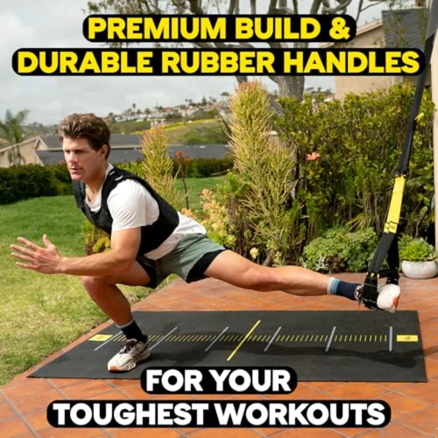 Home Gym System Suspension Trainer for Strength and Full Body Workouts