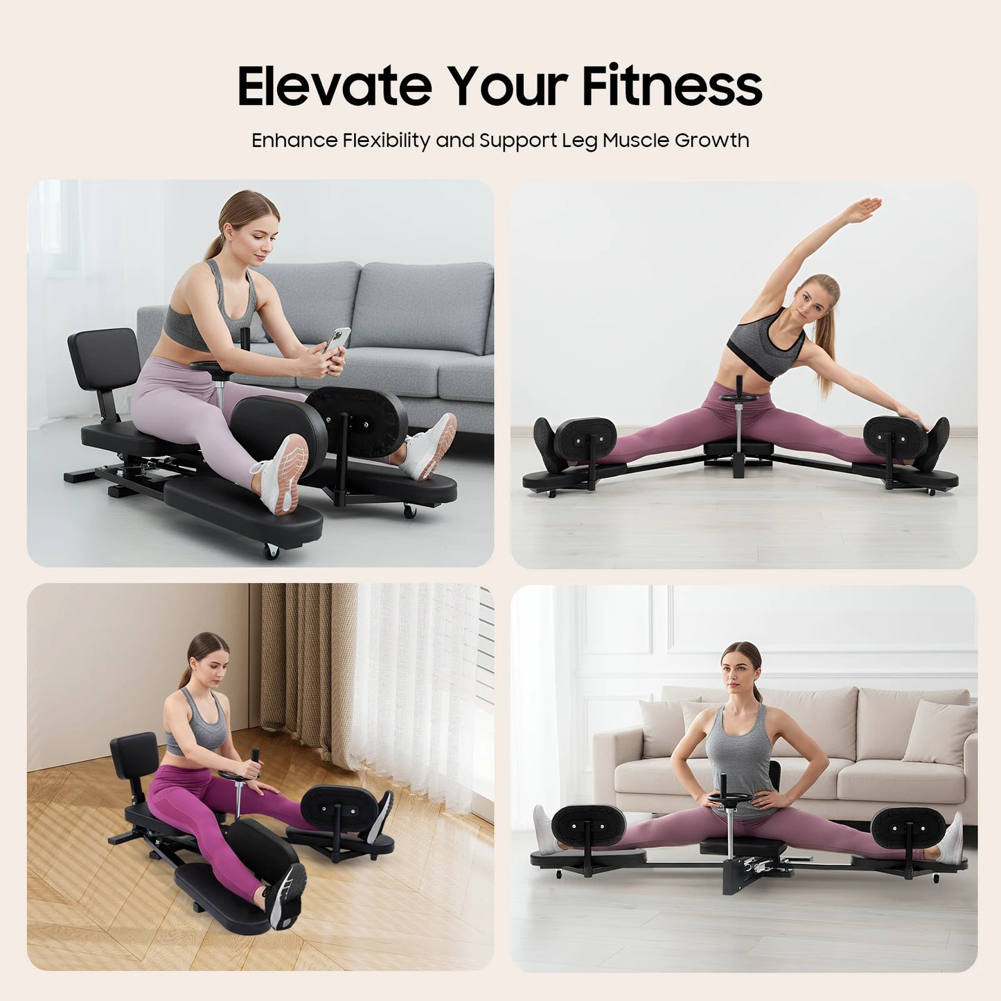 Leg Stretcher 220lbs Heavy Duty Split Machine for Flexibility Stretching