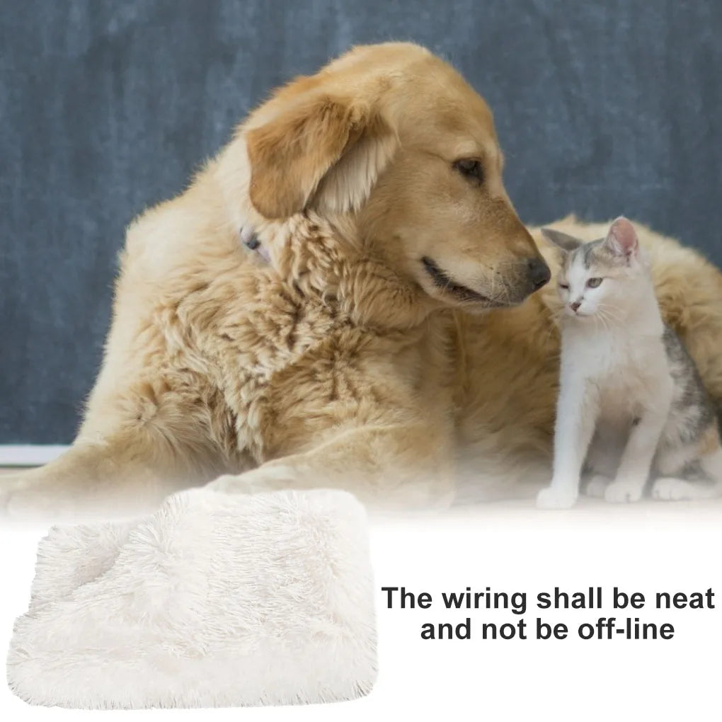 Plush Pet Blanket For Small Animals Soft Two Layer Bed