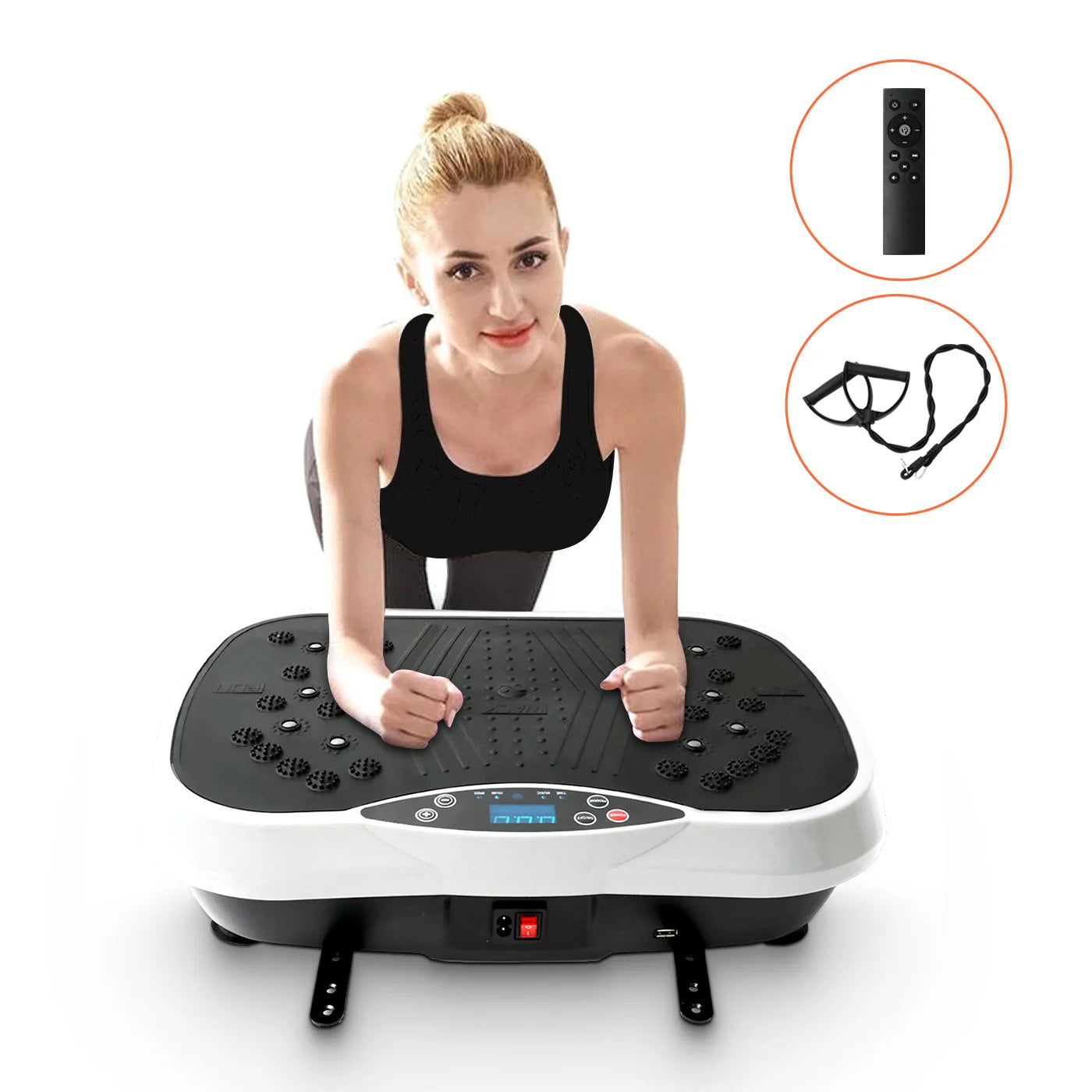Vibration Plate Exercise Machine For Home Fitness Fat Burning Workout