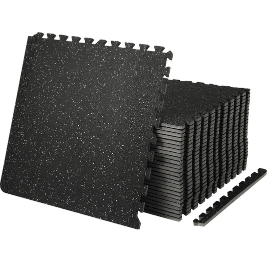SucceBuy EVA Foam Rubber Interlocking Waterproof Gym Floor Mats