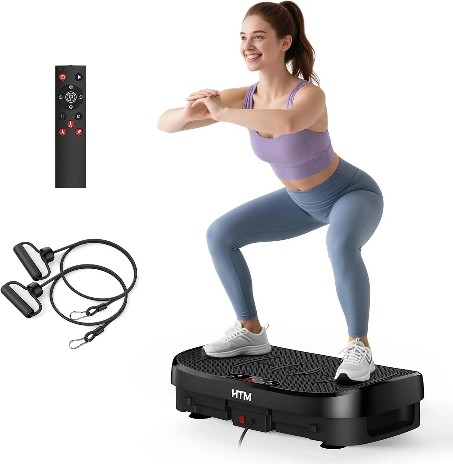 HTM Vibration Plate Whole Body Fitness Platform 120 Levels