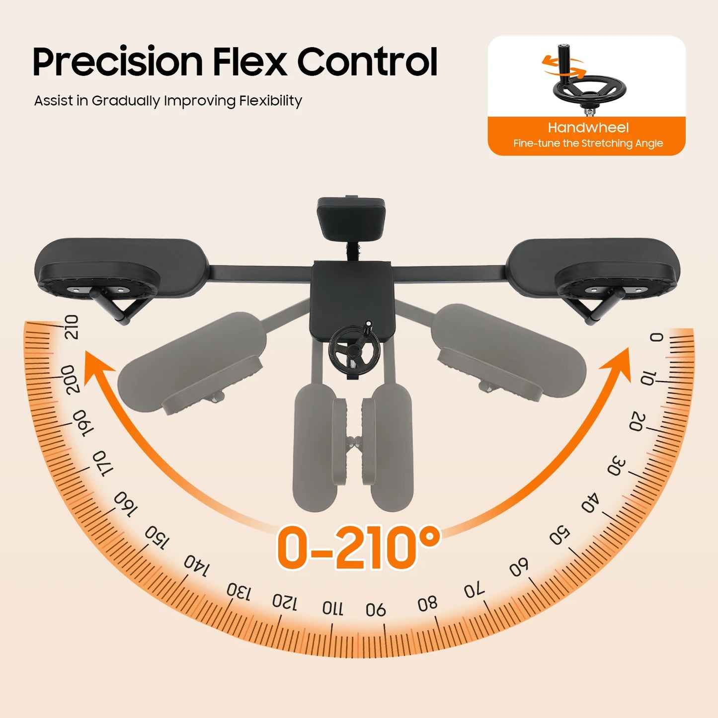 Leg Stretcher 220lbs Heavy Duty Split Machine for Flexibility Stretching